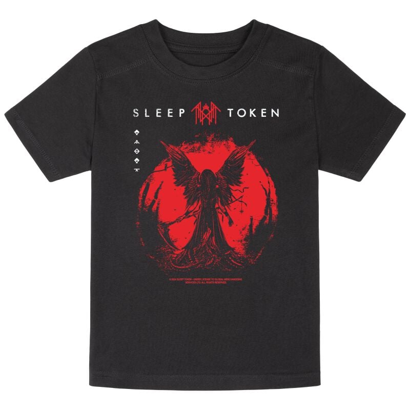 T-shirt  de Sleep Token - Metal Kids - Red Reaper Angel - 104 - pour filles & garçonse - noir - Sleep Token