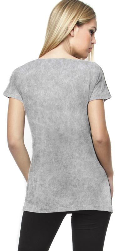 T-Shirt Manches courtes  de Gothicana by EMP - S à XXL - pour Femme - gris - Gothicana by EMP - View 2