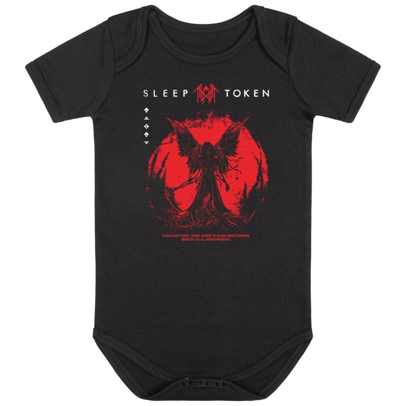 Body  de Sleep Token - Metal Kids - Red Reaper Angel - 56/62 à 80/86 - pour Enfants - noir - Sleep Token