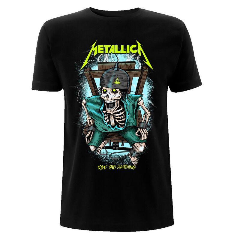 T-Shirt Manches courtes  de Metallica - Sparky 24 - L - pour Homme - noir - metallica