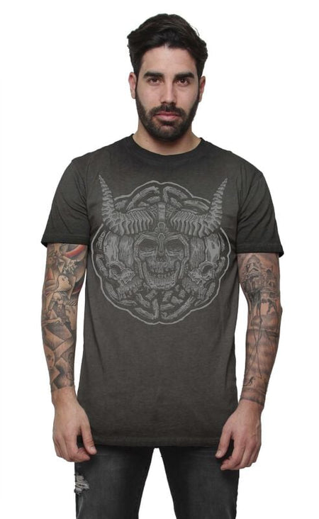 T-Shirt Manches courtes  de Black Premium by EMP - S à L - pour Homme - gris foncé - Black Premium by EMP
