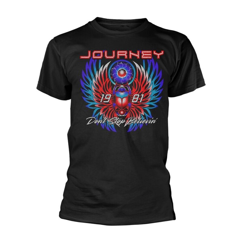 T-Shirt Manches courtes  de Journey - Believin - S à 3XL - pour Homme - noir - Journey