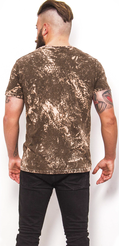 T-Shirt Manches courtes  de Rock Rebel by EMP - S à M - pour Homme - marron - Rock Rebel by EMP - View 2