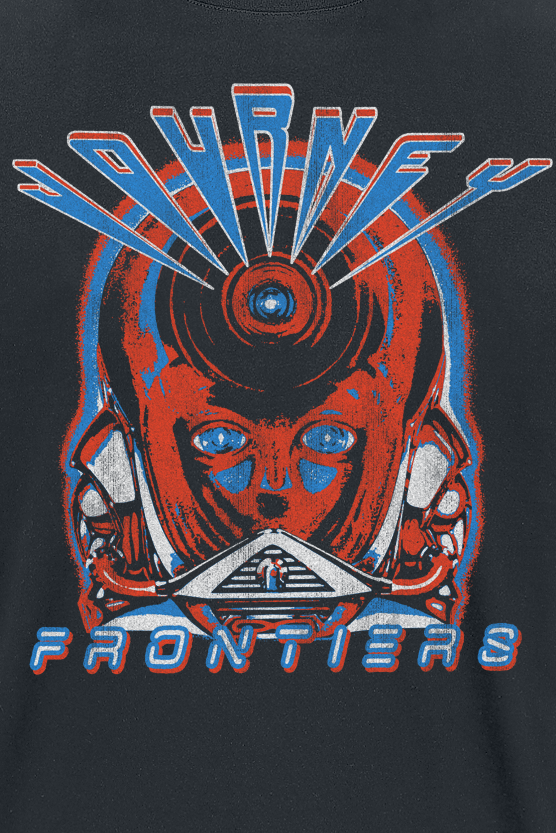 T-Shirt Manches courtes  de Journey - Frontiers - S à XL - pour Homme - noir - Journey - View 2