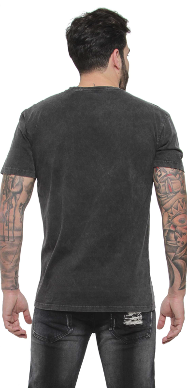 T-Shirt Manches courtes  de Gothicana by EMP - S à XXL - pour Homme - gris foncé - Gothicana by EMP - View 2