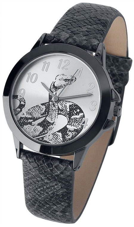 Montres bracelets Gothic de Snake - pour Unisexe - noir/gris - Snake