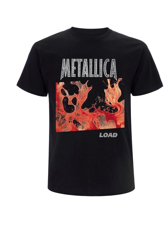 T-Shirt Manches courtes  de Metallica - Load Tracklist - S à 3XL - pour Homme - noir - metallica