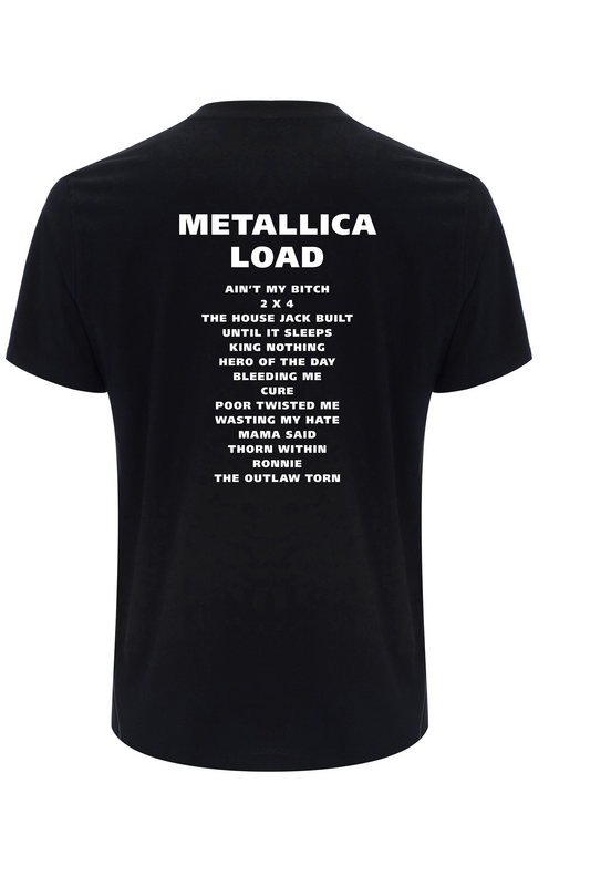 T-Shirt Manches courtes  de Metallica - Load Tracklist - S à 3XL - pour Homme - noir - metallica - View 2