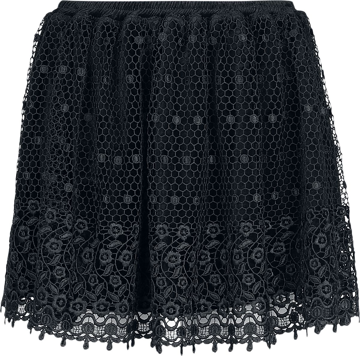 Jupe courte Gothic de Sinister Gothic - Jupe Gothique - XS à M - pour Femme - noir - Sinister Gothic