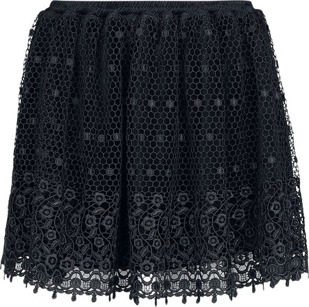 Jupe courte Gothic de Sinister Gothic - Jupe Gothique - XS à M - pour Femme - noir - Sinister Gothic