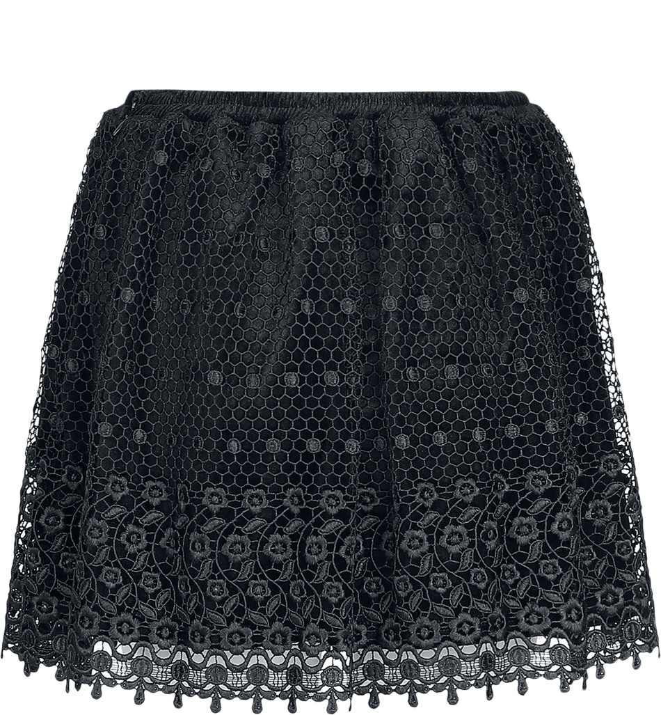 Jupe courte Gothic de Sinister Gothic - Jupe Gothique - XS à M - pour Femme - noir - Sinister Gothic - View 2