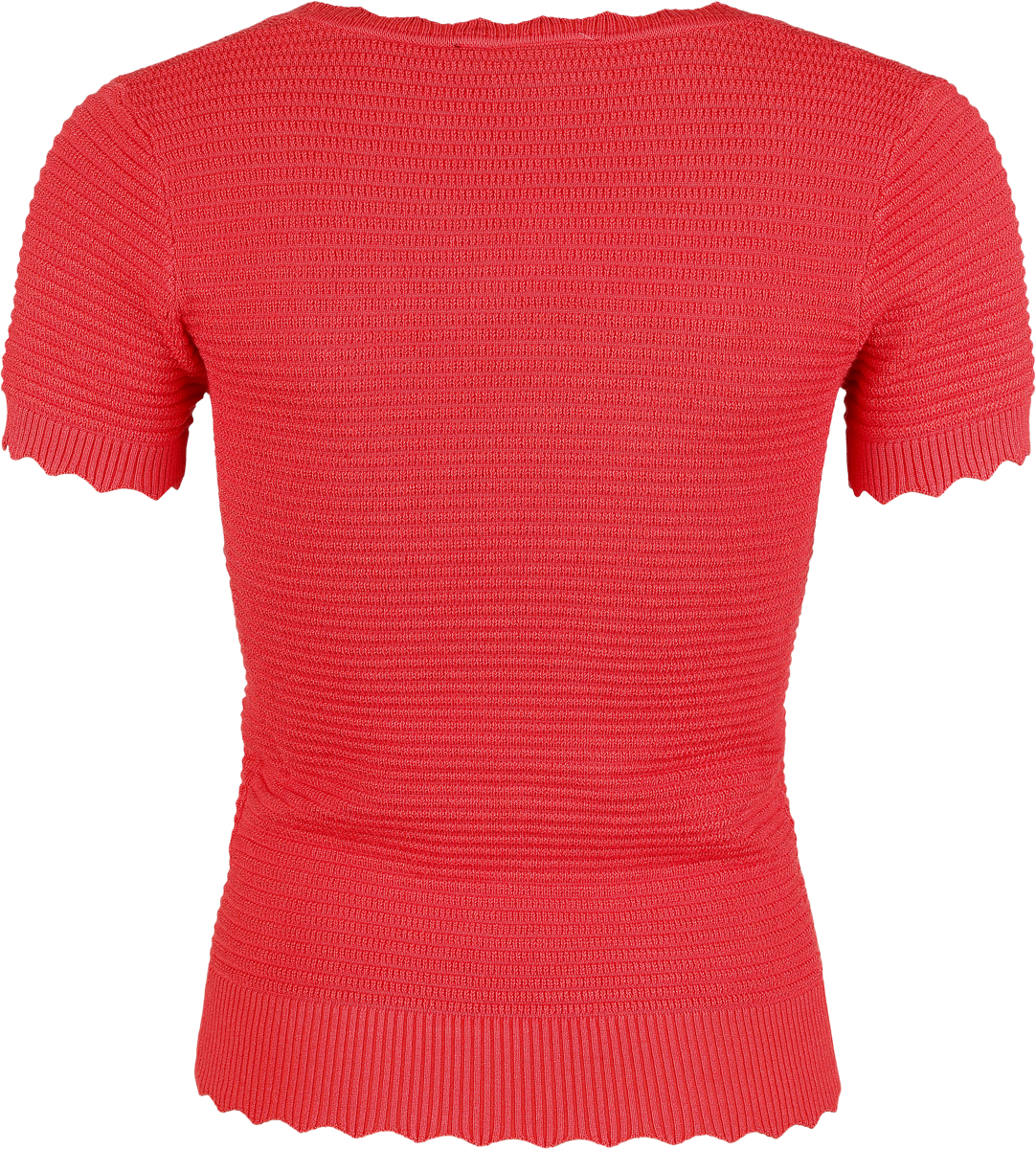 T-Shirt Manches courtes  de Voodoo Vixen - T-Shirt Bords Froncés - S à XXL - pour Femme - rose - Voodoo Vixen - View 2