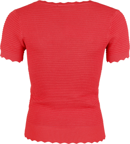 T-Shirt Manches courtes  de Voodoo Vixen - T-Shirt Bords Froncés - S à XXL - pour Femme - rose - Voodoo Vixen - View 2