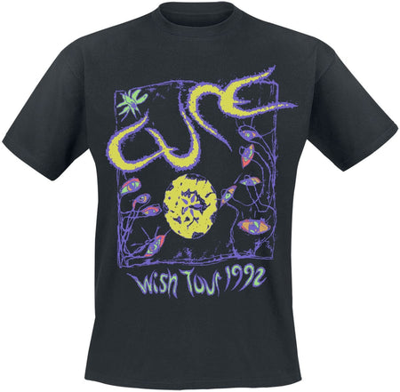 T-Shirt Manches courtes  de The Cure - Tour '92 - S à 4XL - pour Homme - noir - The Cure