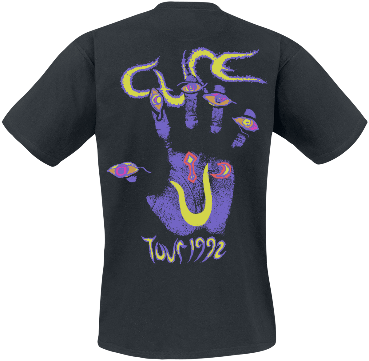 T-Shirt Manches courtes  de The Cure - Tour '92 - S à 4XL - pour Homme - noir - The Cure - View 2