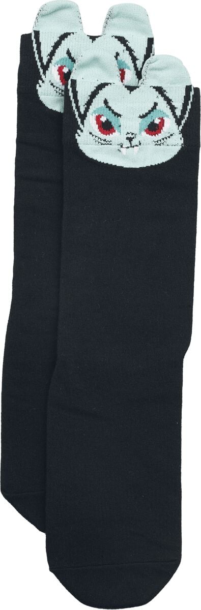 Chaussettes montantes Gothic de THE VAMPURR by KILLSTAR - The Vampurr Knee High Socks - Standard - pour Femme - noir - THE VAMPURR by KILLSTAR