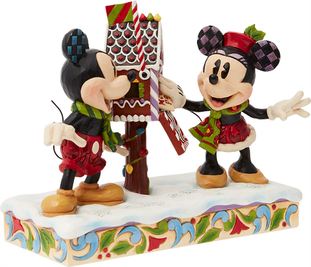 Statuette Disney de Mickey & Minnie Mouse - Mickey & Minnie - Lettre de Noël - pour Unisexe - multicolore - Mickey & Minnie Mouse - View 2