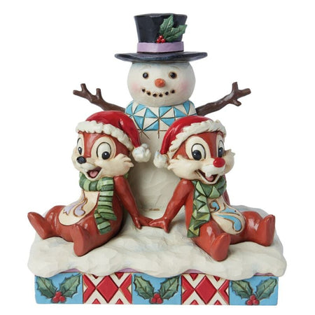 Statuette Disney de Tic & Tac - Tic & Tac avec Bonhomme de Neige - pour Unisexe - multicolore - Tic & Tac