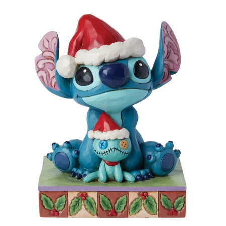 Statuette Disney de Lilo & Stitch - Figurine Stitch Noël & Souillon - pour Unisexe - multicolore - Lilo & Stitch