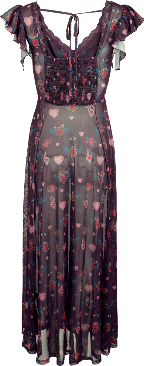 Robe longue  de Jawbreaker - Alchemy Heats - Robe Longue Mesh - XS à L - pour Femme - multicolore - Jawbreaker - View 2