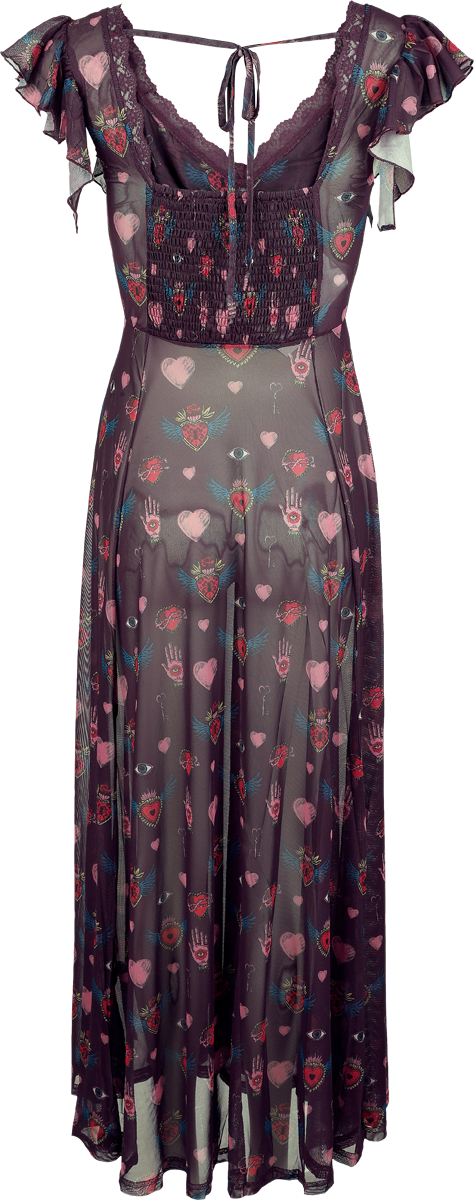 Robe longue  de Jawbreaker - Alchemy Heats - Robe Longue Mesh - XS à L - pour Femme - multicolore - Jawbreaker - View 2
