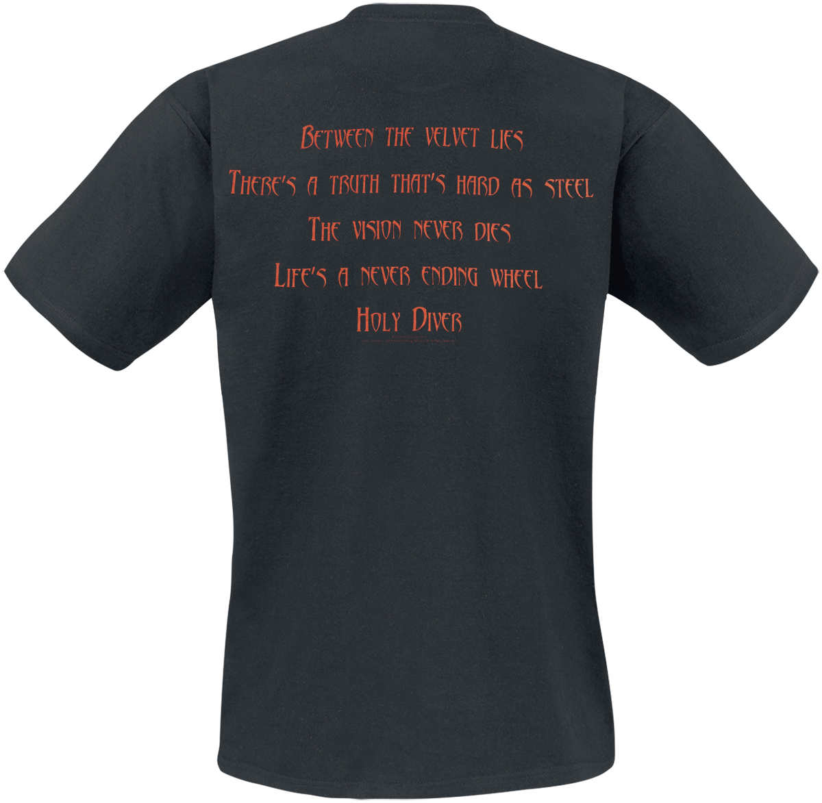 T-Shirt Manches courtes  de Dio - Holy diver - S à 5XL - pour Homme - noir - Dio - View 2