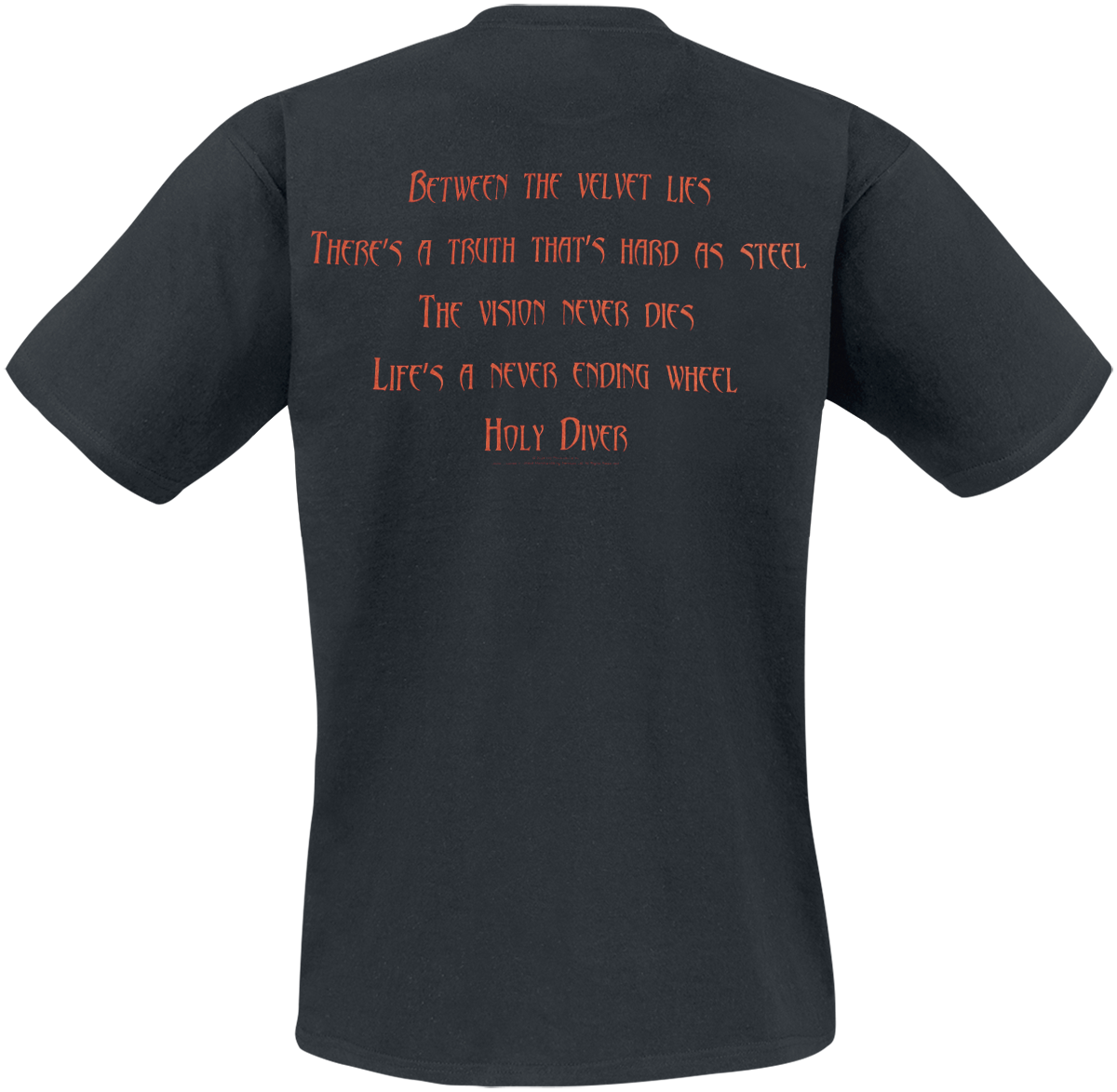 T-Shirt Manches courtes  de Dio - Holy diver - S à 5XL - pour Homme - noir - Dio - View 2