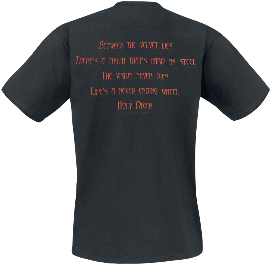 T-Shirt Manches courtes  de Dio - Holy diver - S à 5XL - pour Homme - noir - Dio - View 2