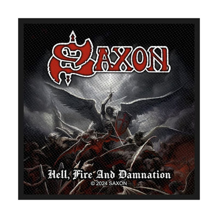 Patch  de Saxon - Hell, fire and damnation - pour Unisexe - multicolore - Saxon