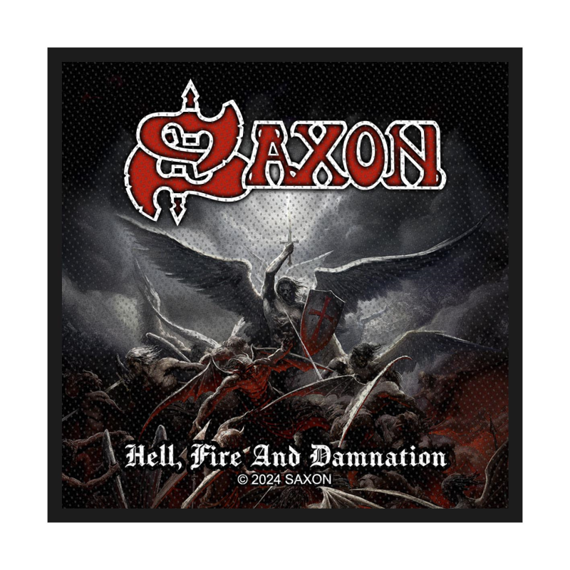 Patch  de Saxon - Hell, fire and damnation - pour Unisexe - multicolore - Saxon - View 2