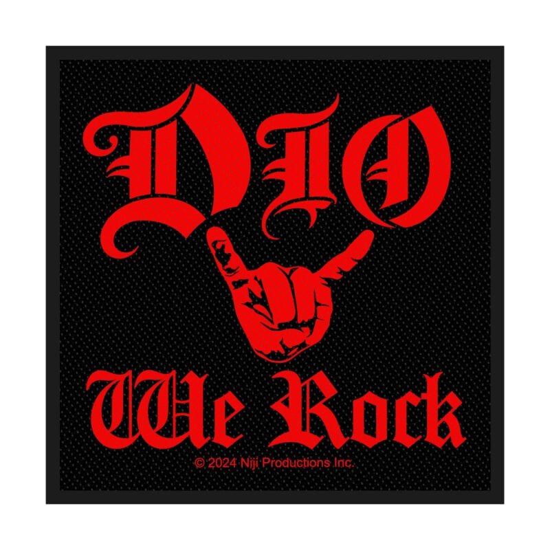 Patch  de Dio - We rock - pour Indifférent - multicolore - Dio