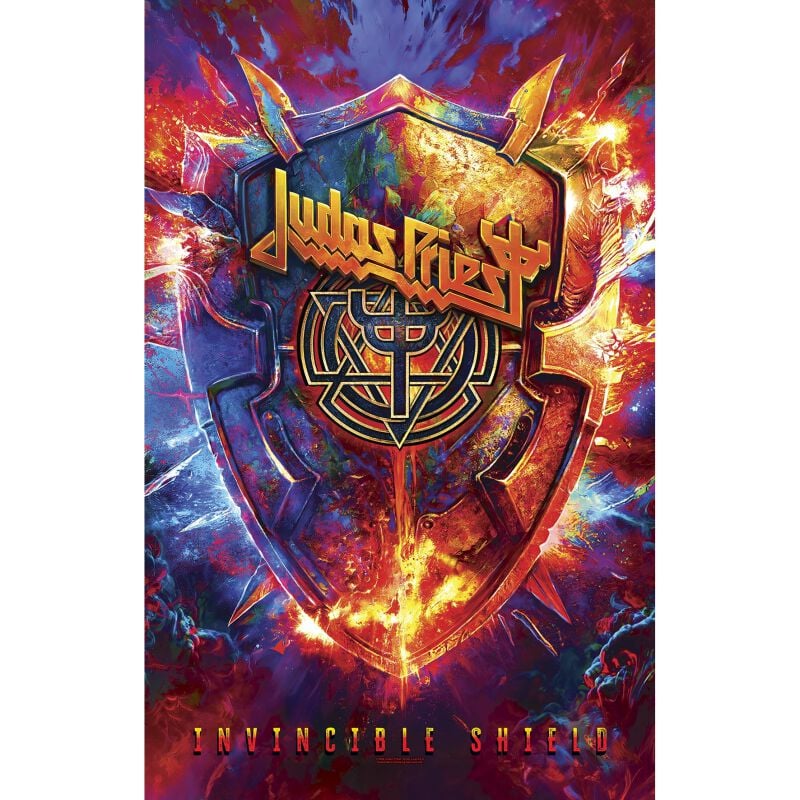 Drapeau  de Judas Priest - Invincible Shield - pour Unisexe - multicolore - Judas Priest