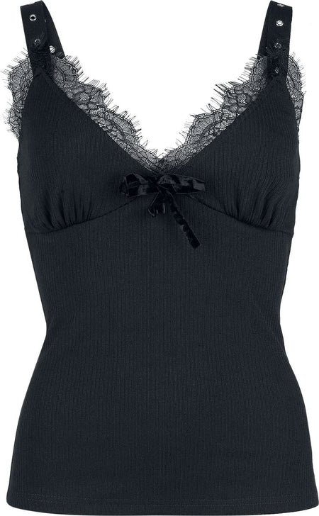 Top Gothic de Jawbreaker - Haut - XS à XXL - pour Femme - noir - Jawbreaker
