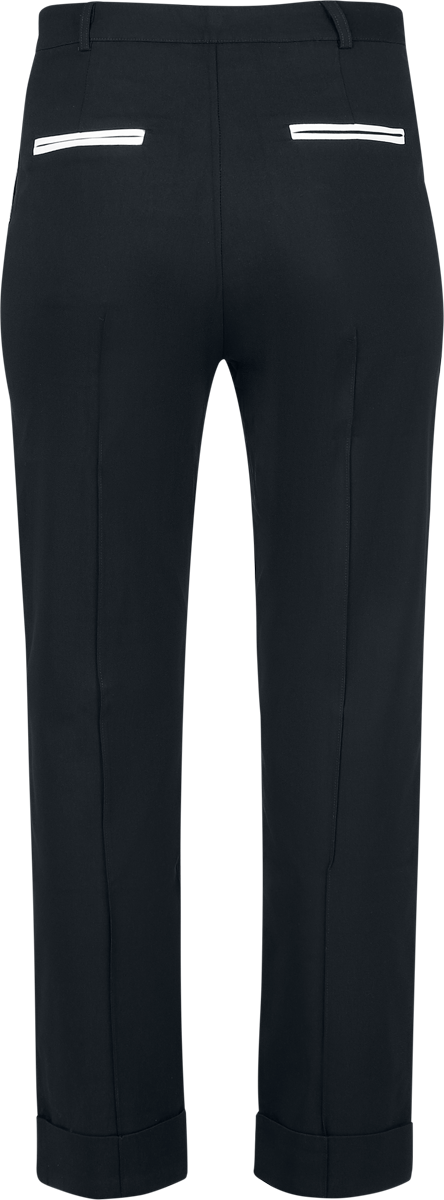Pantalon en toile Gothic de Jawbreaker - Western Bull Trousers - XS à XXL - pour Femme - noir - Jawbreaker - View 2