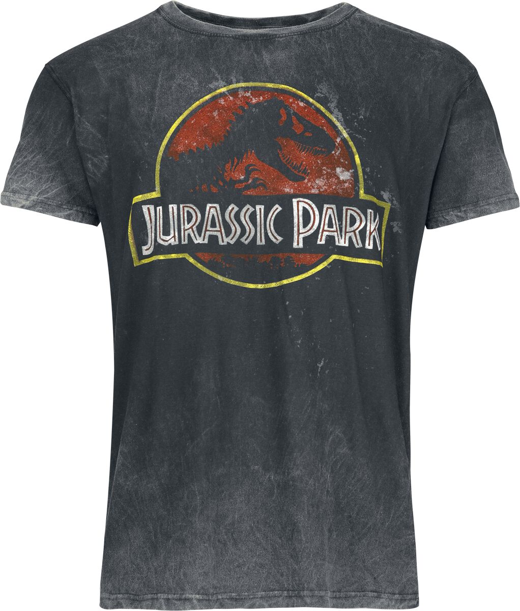T-Shirt Manches courtes  de Jurassic Park - Logo Jurassic Park - S à 3XL - pour Homme - noir - Jurassic Park