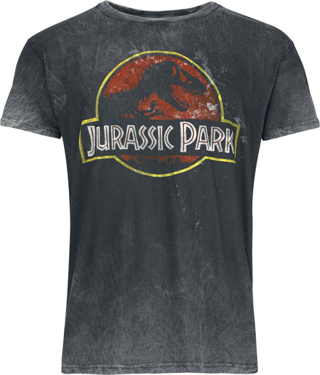 T-Shirt Manches courtes  de Jurassic Park - Logo Jurassic Park - S à 3XL - pour Homme - noir - Jurassic Park