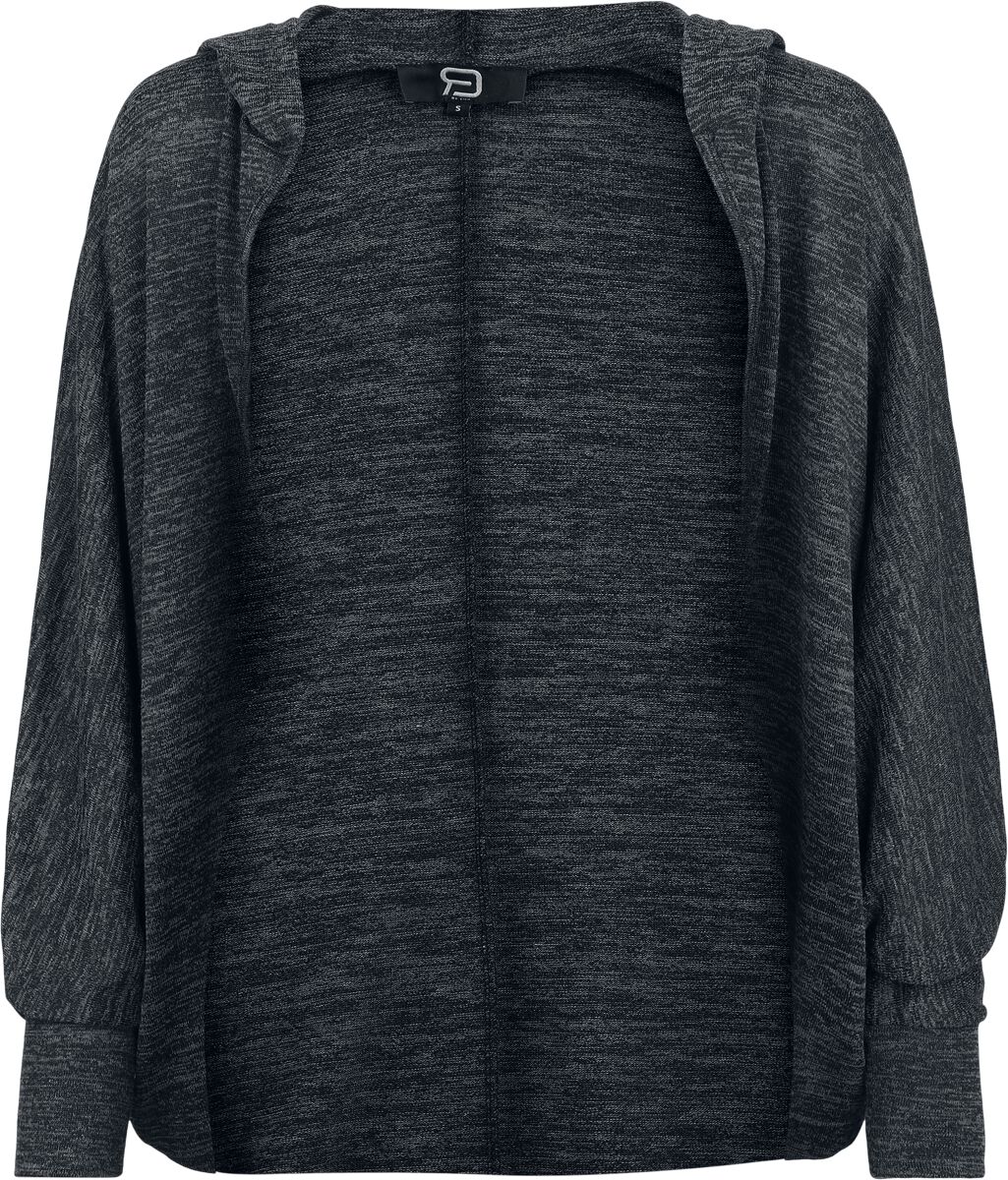 Gilets & Ponchos  de RED by EMP - Gilet à Capuche - S à XXL - pour Femme - gris chiné - RED by EMP