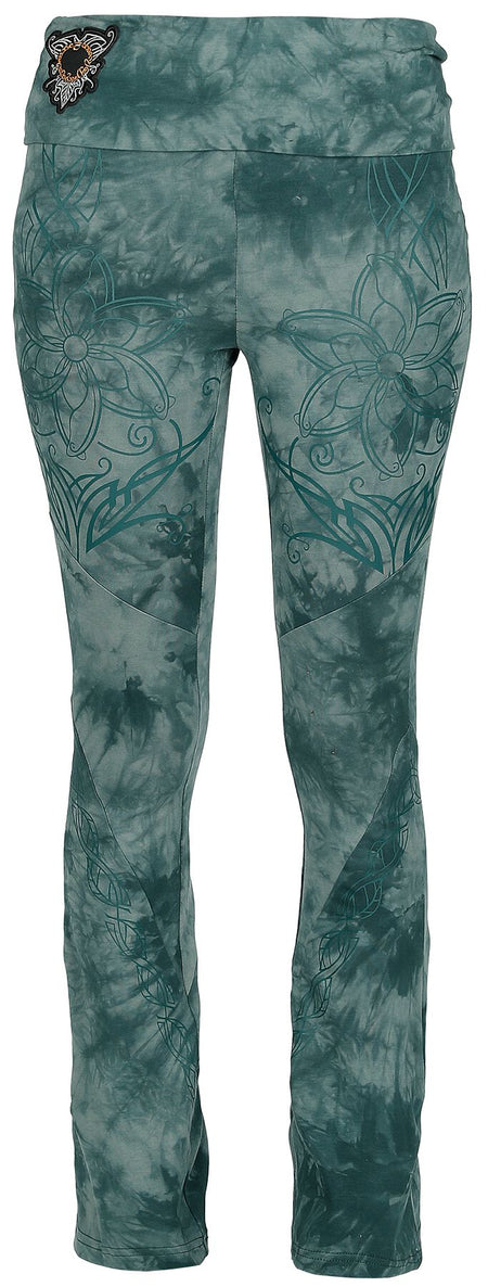 Legging  de Le Seigneur Des Anneaux - Collection Elfs de Mirkwood : Leggings Coupe Droite - S à XXL - pour Femme - vert - Le Seigneur Des Anneaux