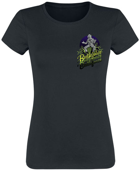 T-Shirt Manches courtes  de Beetlejuice - S à XXL - pour Femme - noir - Beetlejuice