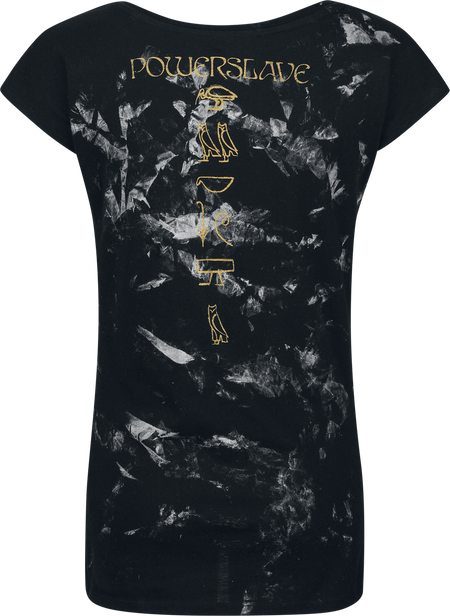 T-Shirt Manches courtes  de Iron Maiden - Powerslave - S à XXL - pour Femme - anthracite - Iron Maiden - View 2