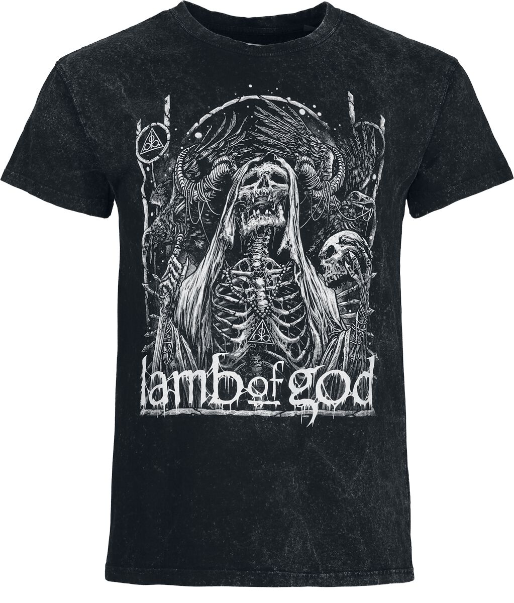 T-Shirt Manches courtes  de Lamb Of God - Hicon - S à 3XL - pour Homme - anthracite - Lamb Of God
