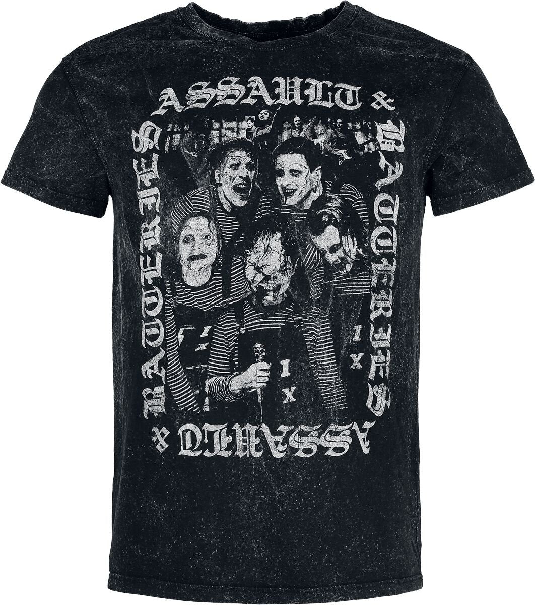 T-Shirt Manches courtes  de Ice Nine Kills - Group Shot - M à L - pour Homme - anthracite - Ice Nine Kills