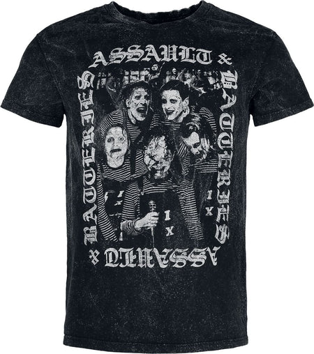 T-Shirt Manches courtes  de Ice Nine Kills - Group Shot - M à L - pour Homme - anthracite - Ice Nine Kills
