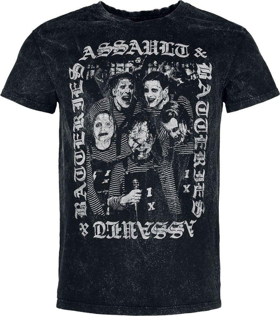 T-Shirt Manches courtes  de Ice Nine Kills - Group Shot - M à L - pour Homme - anthracite - Ice Nine Kills
