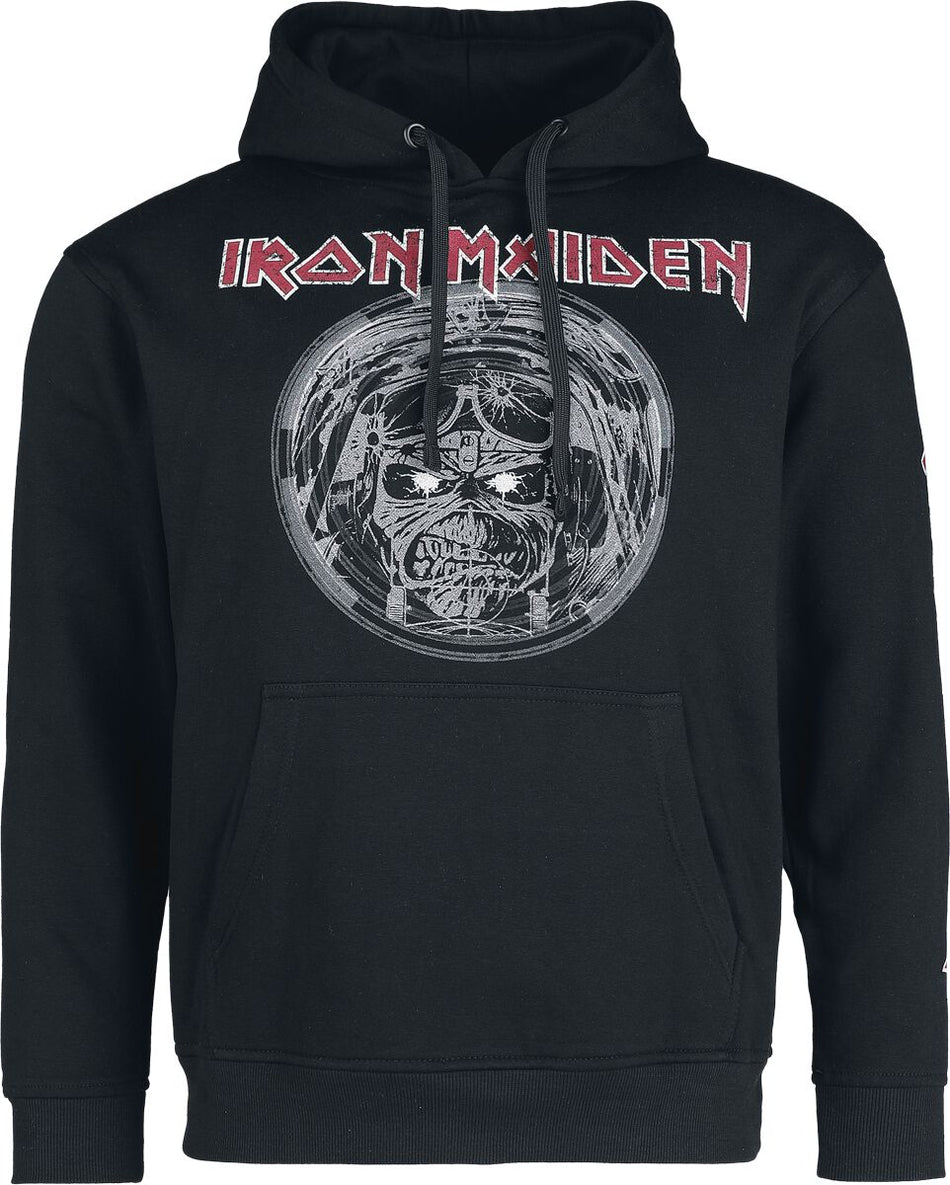 Sweat-shirt à capuche  de Iron Maiden - Aces High - S à XL - pour Homme - noir - Iron Maiden