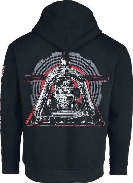 Sweat-shirt à capuche  de Iron Maiden - Aces High - S à XL - pour Homme - noir - Iron Maiden - View 2