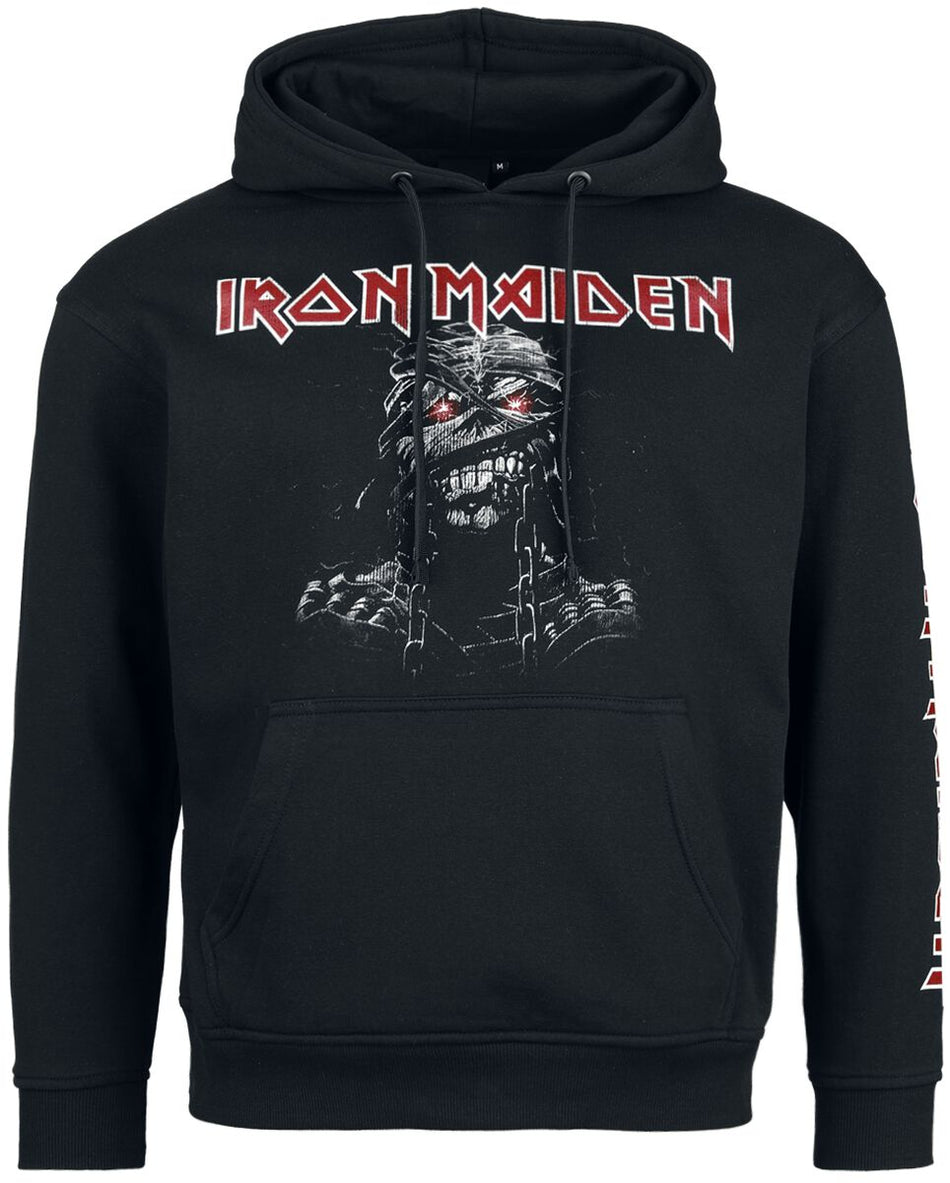 Sweat-shirt à capuche  de Iron Maiden - Mummy Triangle - S à XXL - pour Homme - noir - Iron Maiden