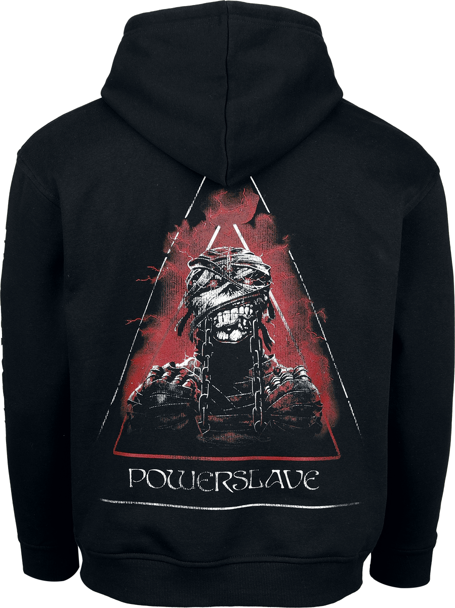 Sweat-shirt à capuche  de Iron Maiden - Mummy Triangle - M - pour Homme - noir - Iron Maiden - View 2