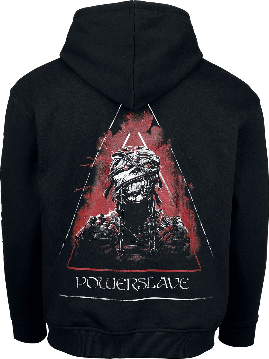 Sweat-shirt à capuche  de Iron Maiden - Mummy Triangle - S à XXL - pour Homme - noir - Iron Maiden - View 2