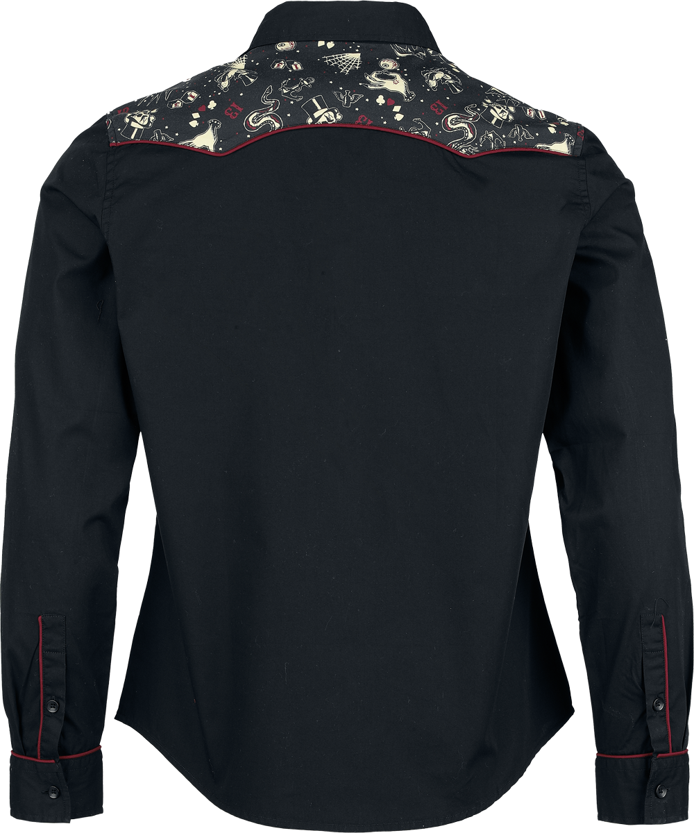 Chemise manches longues  de Rock Rebel by EMP - Shirt - M à XL - pour Homme - noir - Rock Rebel by EMP - View 2